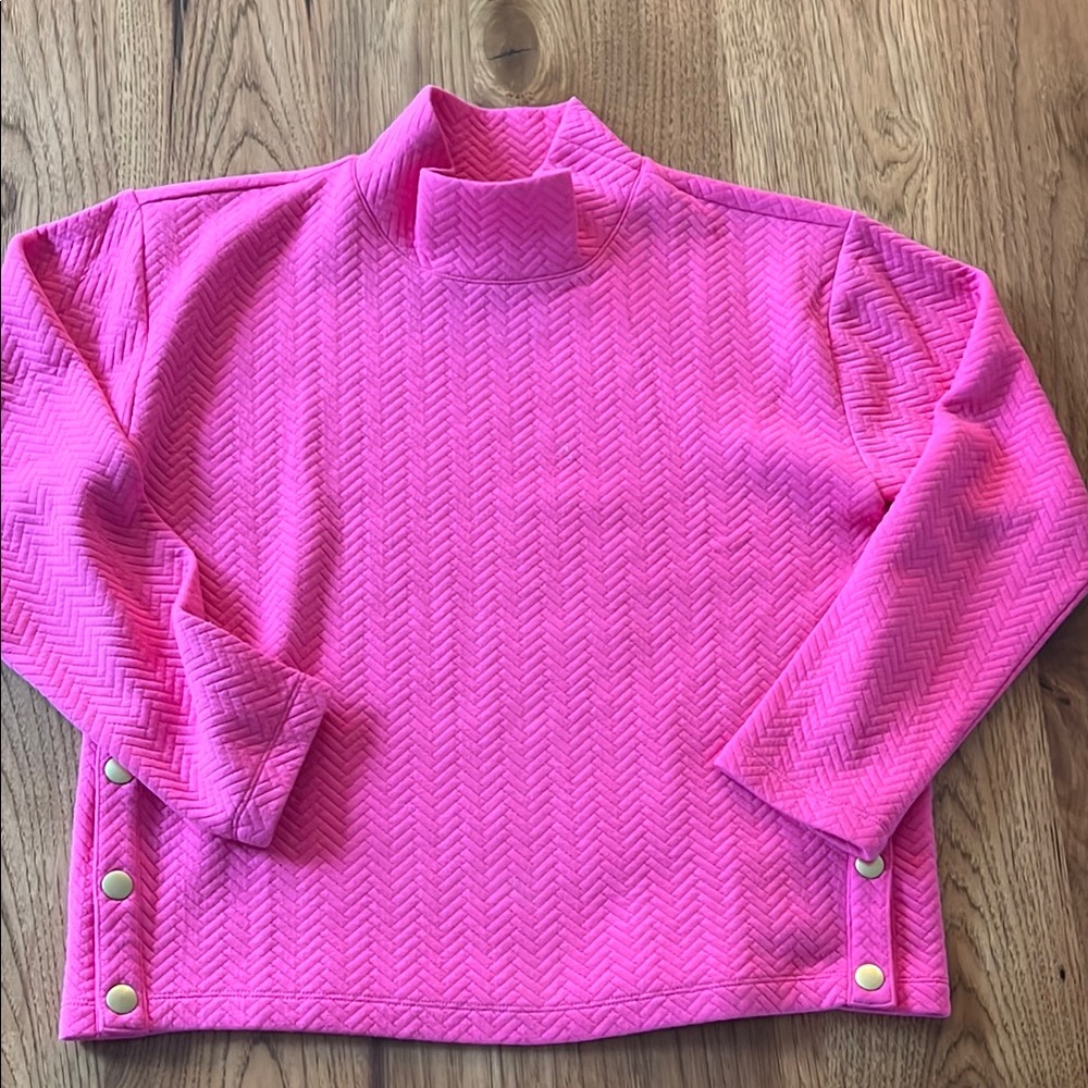 J.Crew Women’s Herringbone mockneck sweatshirt